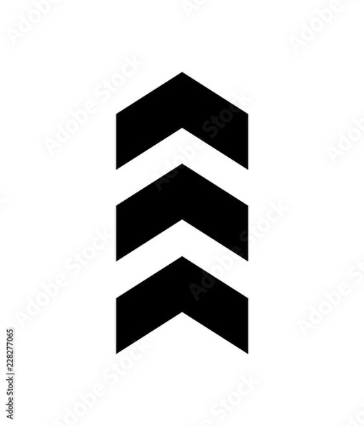 Obraz ikona wektor chevron