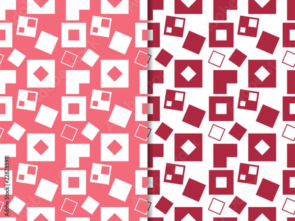 Fototapeta Geometric seamless pattern. Square