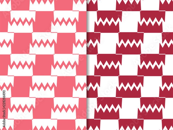 Obraz Seamless geometric abstract pattern