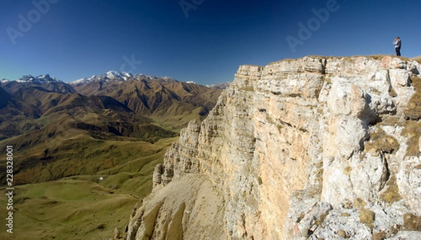 Fototapeta view of mountains