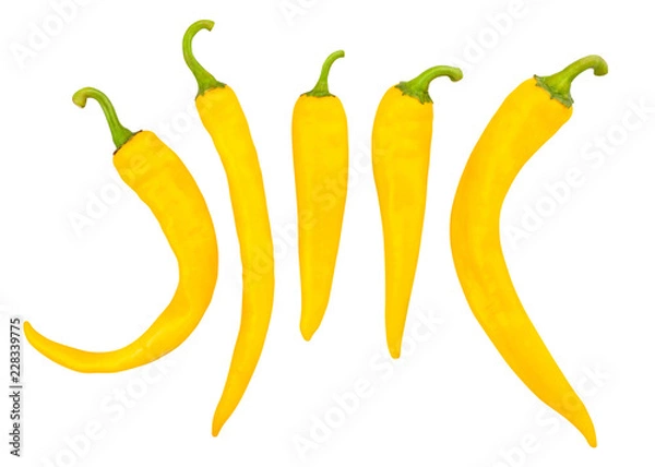 Fototapeta yellow chilli pepper