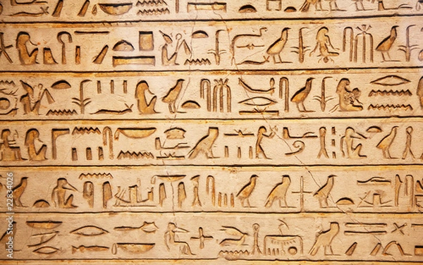 Obraz Old Egypt Hieroglifowie