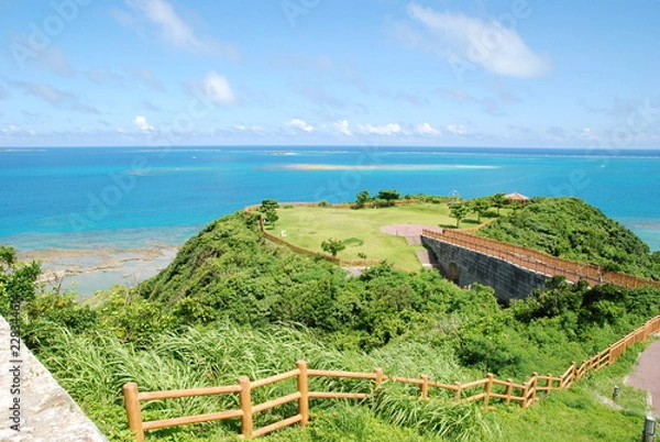 Fototapeta 沖縄本島　南城市  知念岬公園