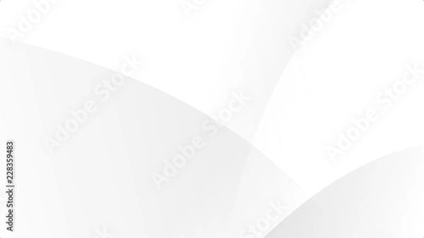 Fototapeta White gradient abstract curve pattern on gray background.