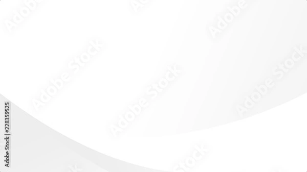 Fototapeta White gradient abstract curve pattern on gray background.