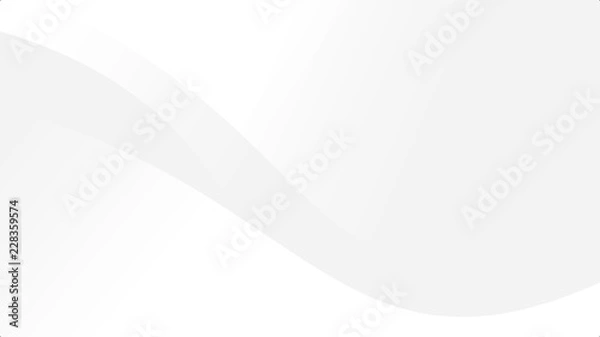 Fototapeta White gradient abstract curve pattern on gray background.
