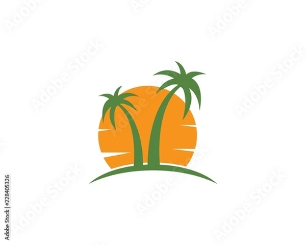 Obraz Summer logo vector