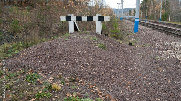 Obraz железнодорожный тупик