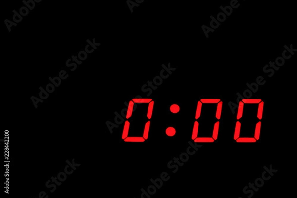 Obraz digital clock