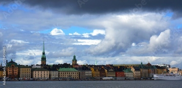 Obraz clouds over Stockholm