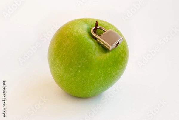 Obraz Apple with a padlock