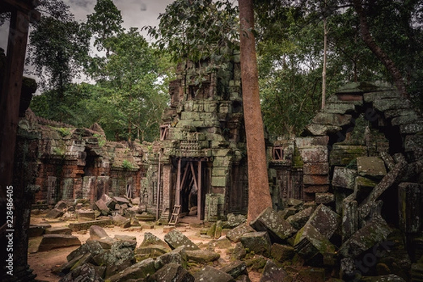 Obraz ta prohm temple in cambodia