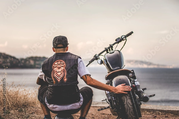 Fototapeta Harley Motard