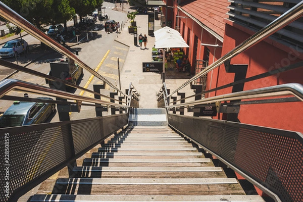 Obraz Escalier de la gare 