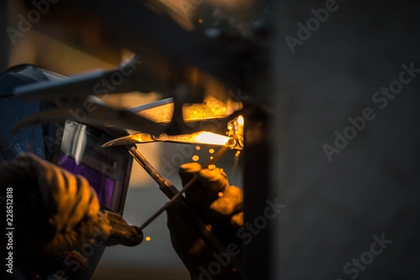 Obraz Soudeur en action