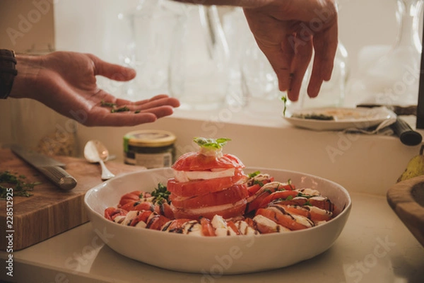 Fototapeta Tomate mozzarella