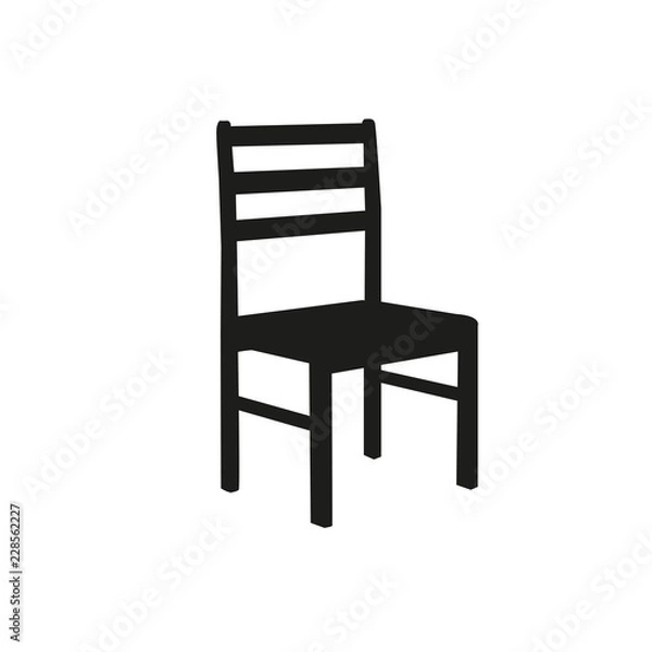 Obraz Chair icon vector