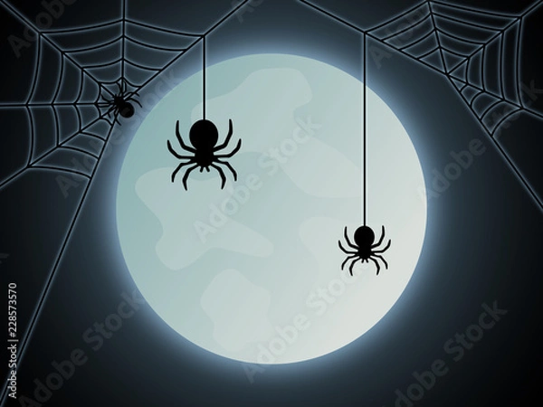 Obraz Halloween Spinne Hintergrund