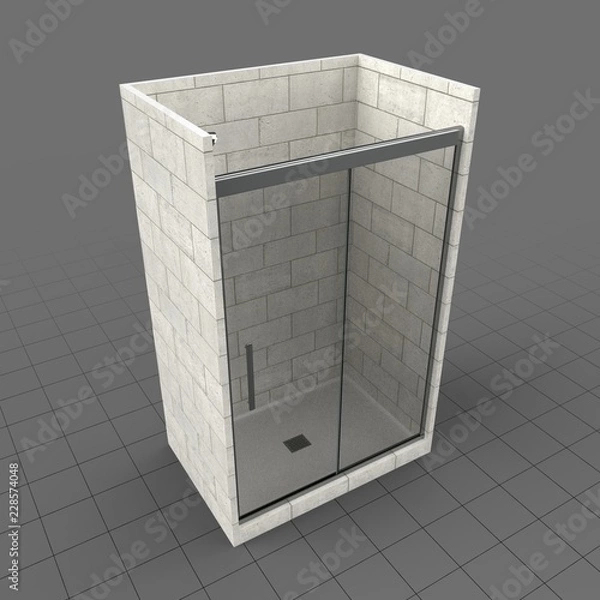 Obraz Nowoczesny prysznic