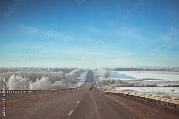 Obraz Зимняя дорога