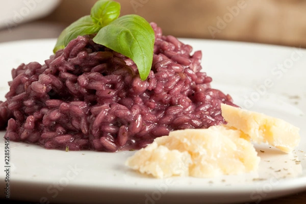 Obraz Risotto z Czerwonym Wino - Amarone