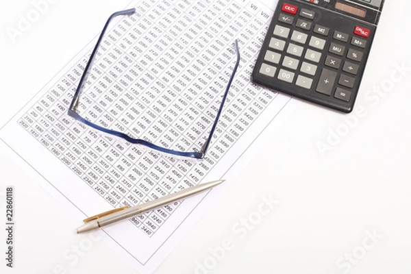 Fototapeta Finance documents