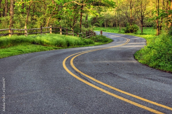 Obraz Winding Country Road