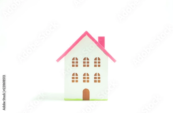 Fototapeta Miniature house　Simple pattern　ミニチュアの家　シンプルパターン