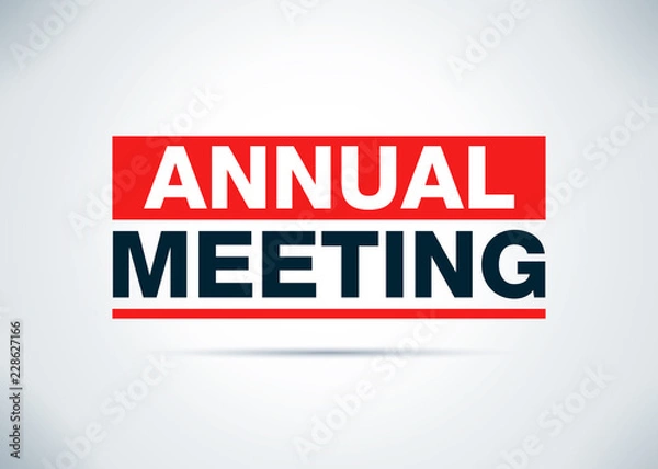 Fototapeta Annual Meeting Abstract Flat Background Design Illustration