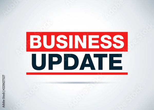 Fototapeta Business Update Abstract Flat Background Design Illustration