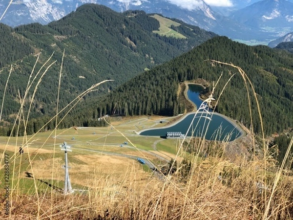 Fototapeta Stausee Spieljoch 