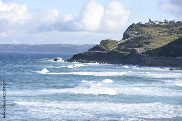 Obraz Newcastle beach in Winter 