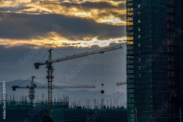 Fototapeta Construction site