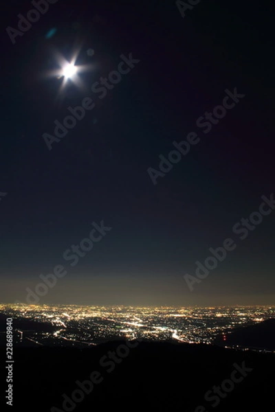 Fototapeta 池田山からの夜景