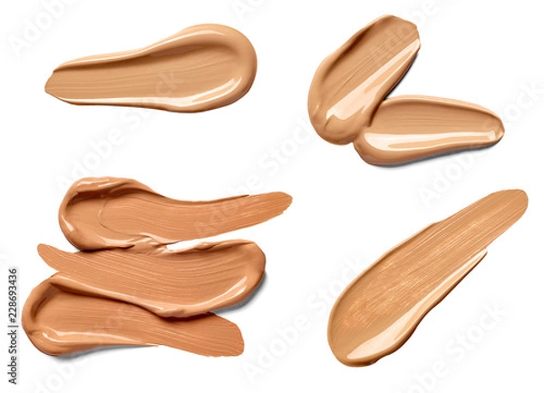 Fototapeta beauty cream liquid powdermake up