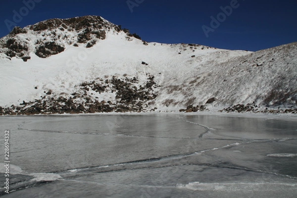 Obraz 冬の九重山　中岳御池