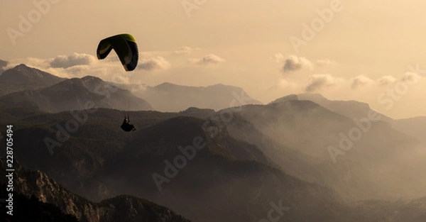 Fototapeta Über den Wolken 