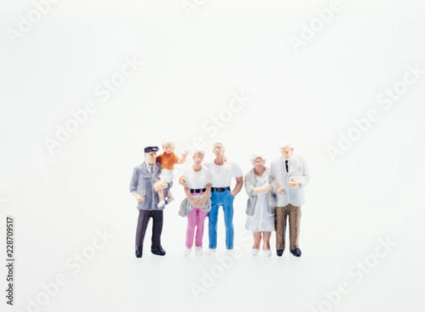Fototapeta 人形ファミリー
