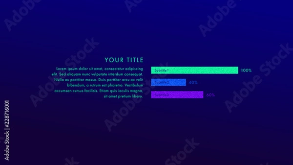 Fototapeta Analytic Infographic