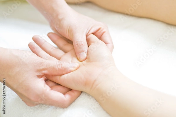 Obraz 手のひらマッサージ