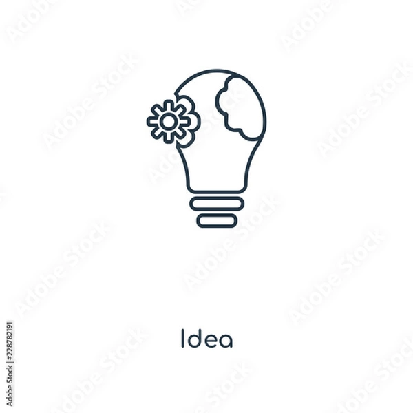 Fototapeta idea icon vector