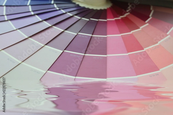 Obraz Nuancier avec reflet