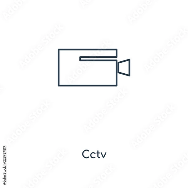 Obraz cctv icon vector