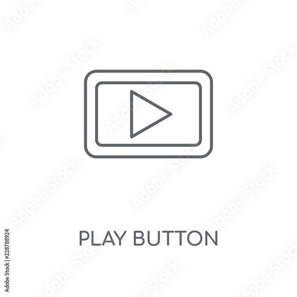 Fototapeta play button icon