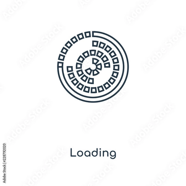 Fototapeta loading icon vector