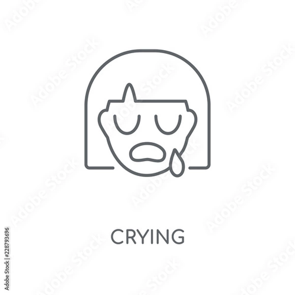 Obraz crying icon