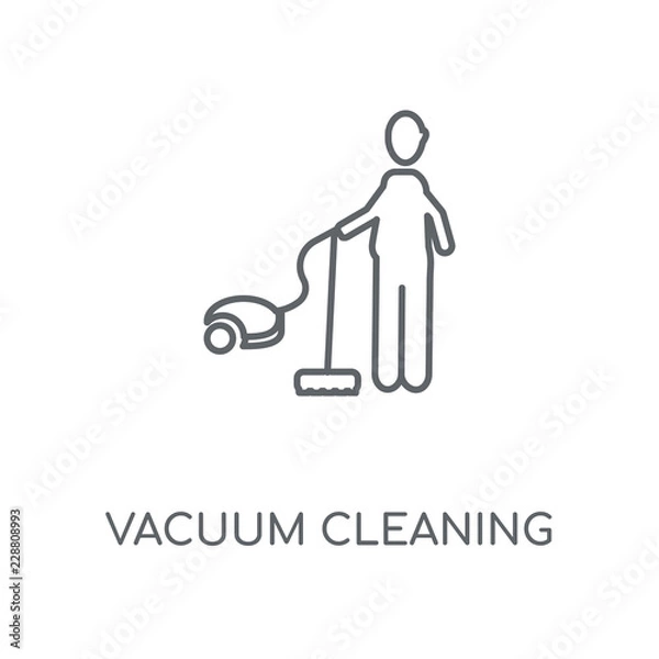 Obraz vacuum cleaning icon