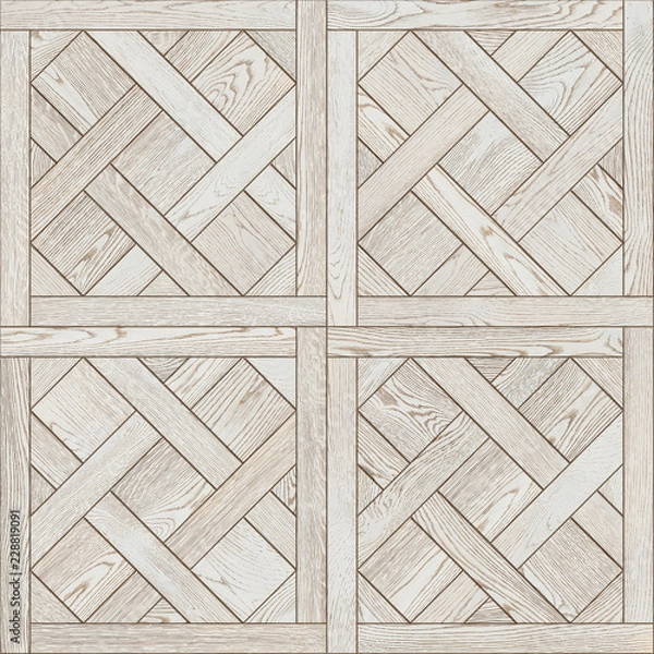 Obraz Natural wooden background, grunge parquet, flooring design seamless texture
