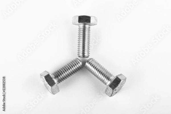 Fototapeta Stern aus Schrauben