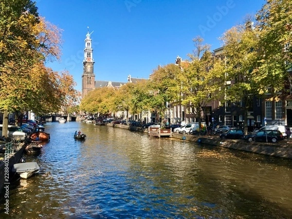 Fototapeta Prinsengracht w Amsterdamie